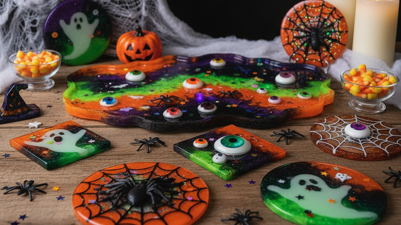 Resin Art for Halloween: Spooky Designs with Epoxy